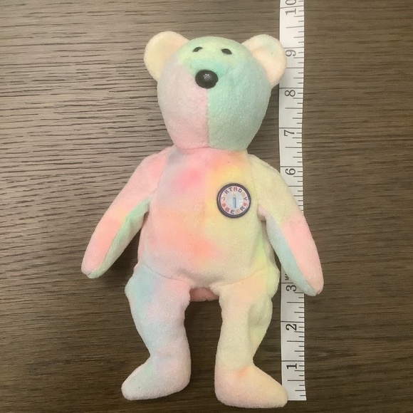 Beanie Babies Rare Retired Original 1999 Birthday Bear "B.B. Bear" Colle… - Picture 2 of 10